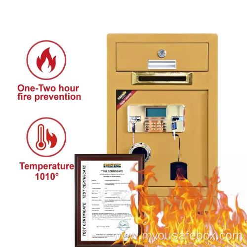 Fireproof Money Safe with Organizer Drawer and Coin Slot
